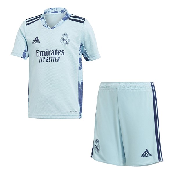 Camiseta Real Madrid Replica Primera Ropa Niños Portero 2020/21 Azul